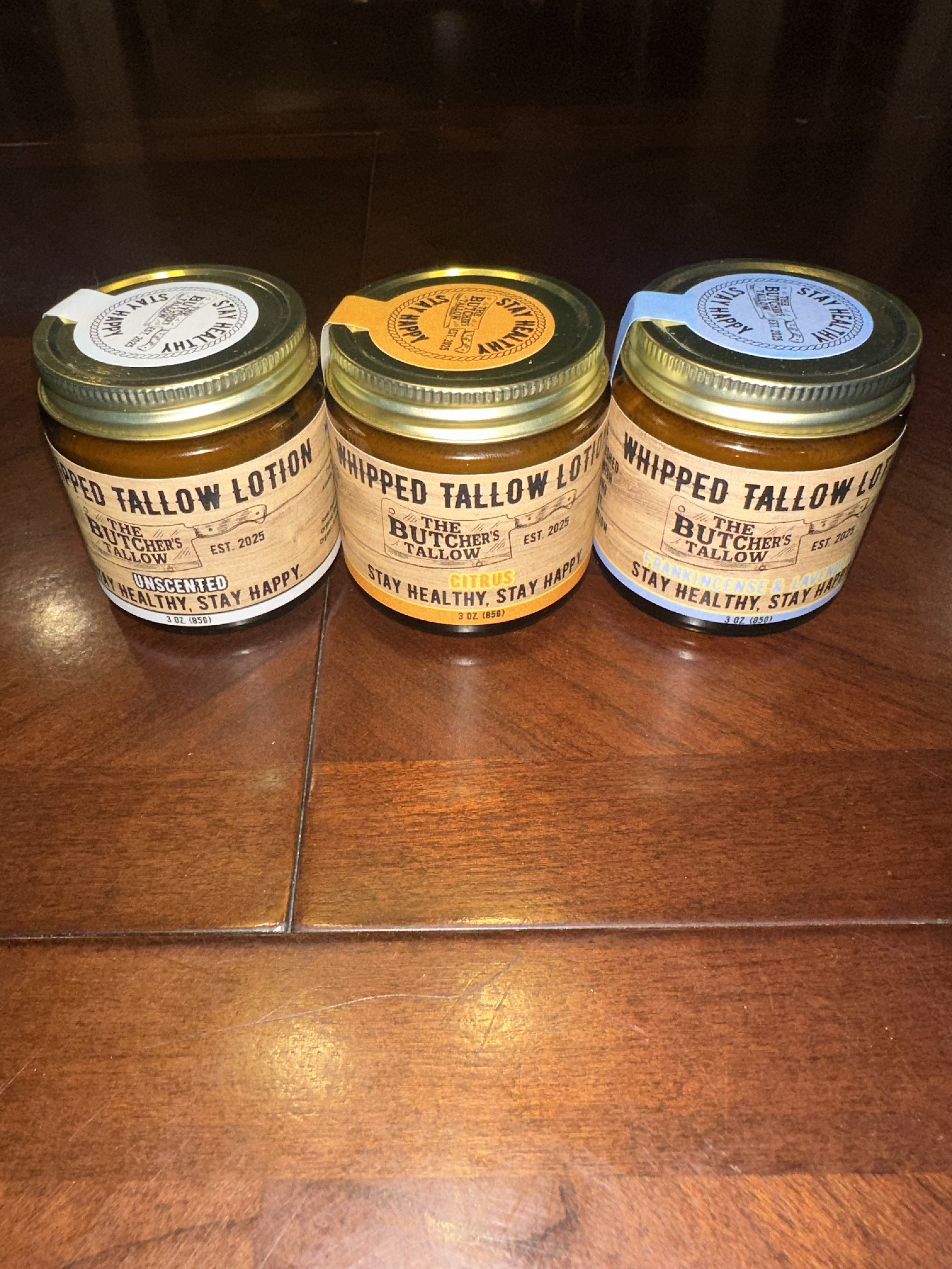 Whipped Tallow Balm - 3 Scents